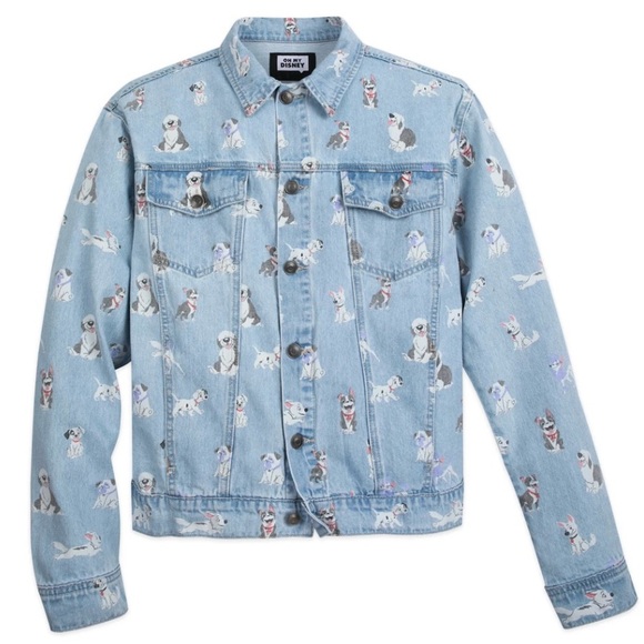 🐾Oh My Disney Dogs Jean Jacket, Size 2xl, Sold Out🐶 - Picture 1 of 16